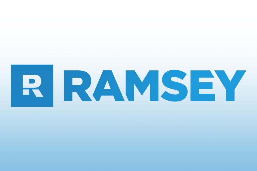 Dave Ramsey ELP - Dave Ramsey Logo on Light Blue Background